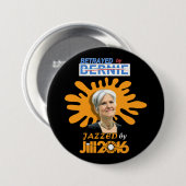Badge Rond 7,6 Cm Trahi par Bernie ? (Devant & derrière)