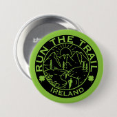 Badge Rond 7,6 Cm Trail Running Irlande (Devant & derrière)