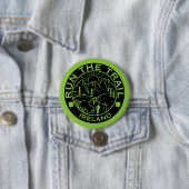 Badge Rond 7,6 Cm Trail Running Irlande (En situation)