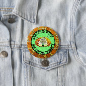 Badge Rond 7,6 Cm Traitement avec Bee Venom Thérapie Lyme Ruban Bout (En situation)