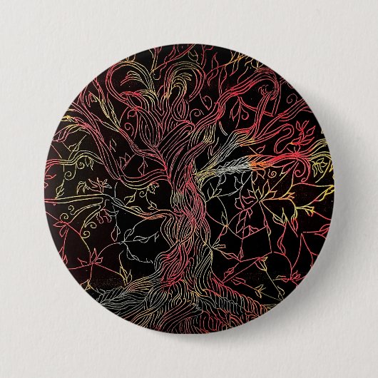 Badge Rond 7,6 Cm Transcender l'arbre ancestral (Devant)