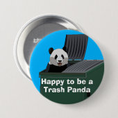 Badge Rond 7,6 Cm Trash Panda Button (Devant & derrière)