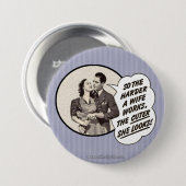 Badge Rond 7,6 Cm Travailleur acharné… (Devant & derrière)