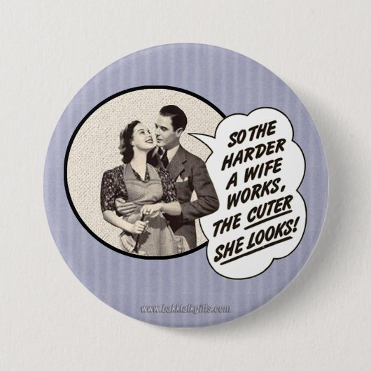 Badge Rond 7,6 Cm Travailleur acharné… (Devant)