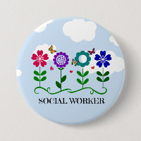 Travailleur social...Fleurs, Coeurs, Papillons
