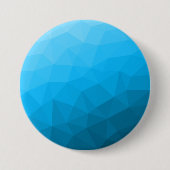 Badge Rond 7,6 Cm Triangle motif de maillage géométrique dégradé cya (Devant)