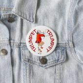 Badge Rond 7,6 Cm Trompette (En situation)