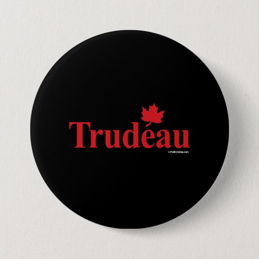 Badge Rond 7,6 Cm Trudeau libéral canadien - .png (Devant)