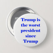 Badge Rond 7,6 Cm trump (Devant & derrière)