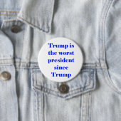 Badge Rond 7,6 Cm trump (En situation)