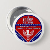 Badge Rond 7,6 Cm Trump 16 (Devant & derrière)