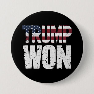 Badge Rond 7,6 Cm Trump a gagné la 47e élection présidentielle améri