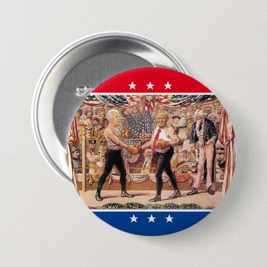 Badge Rond 7,6 Cm Trump c. Biden (Devant & derrière)