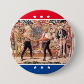 Badge Rond 7,6 Cm Trump c. Biden (Devant)