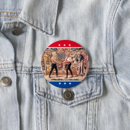 Badge Rond 7,6 Cm Trump c. Biden (En situation)