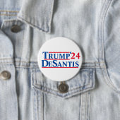 Badge Rond 7,6 Cm Trump / DeSantis '24 (En situation)