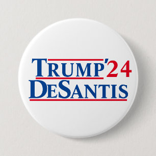 Badge Rond 7,6 Cm Trump / DeSantis '24