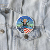 Badge Rond 7,6 Cm Trump est Cukoo (En situation)