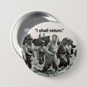 Badge Rond 7,6 Cm Trump promet historique (Devant & derrière)