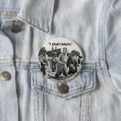 Badge Rond 7,6 Cm Trump promet historique (En situation)