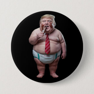Badge Rond 7,6 Cm Trump Toddler Button