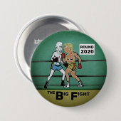 Badge Rond 7,6 Cm Trump V. Biden (Devant & derrière)