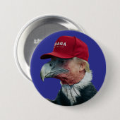 Badge Rond 7,6 Cm Trump Vulture Button (Devant & derrière)