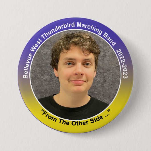 Badge Rond 7,6 Cm Trumpet James 11 (Devant)