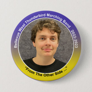 Badge Rond 7,6 Cm Trumpet James 11