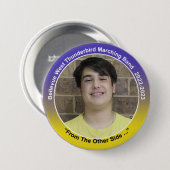 Badge Rond 7,6 Cm Trumpet Nathan 12 (Devant & derrière)