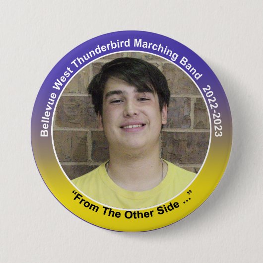 Badge Rond 7,6 Cm Trumpet Nathan 12 (Devant)