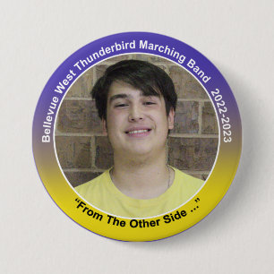 Badge Rond 7,6 Cm Trumpet Nathan 12