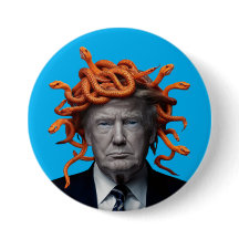 Ttump Medusa Button