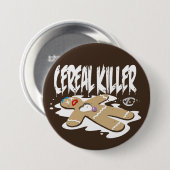 Badge Rond 7,6 Cm Tueur de céréale (Devant & derrière)