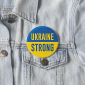 Badge Rond 7,6 Cm Ukraine forte (En situation)