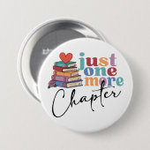Badge Rond 7,6 Cm Un autre livre de chapitre (Devant & derrière)
