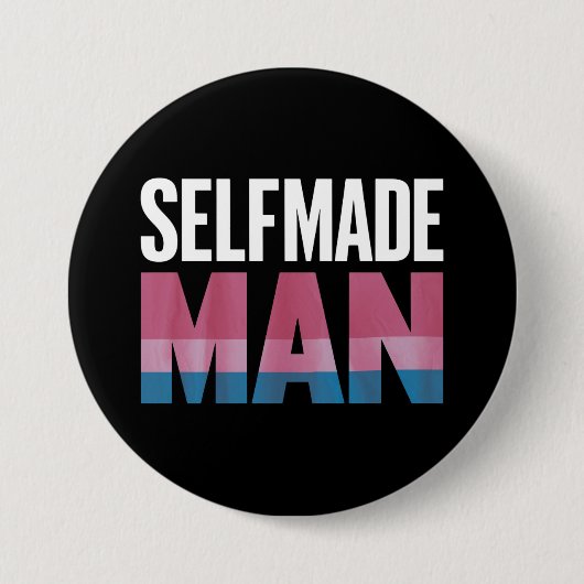 Badge Rond 7,6 Cm Un Homme Transgenre Transgenre Transsexuelle Fiert (Devant)