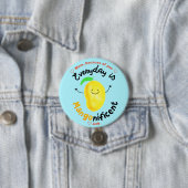Badge Rond 7,6 Cm Un jeu de mangue positif - le quotidien est magnif (En situation)