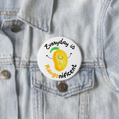 Badge Rond 7,6 Cm Un jeu de mangue positif - le quotidien est magnif (En situation)