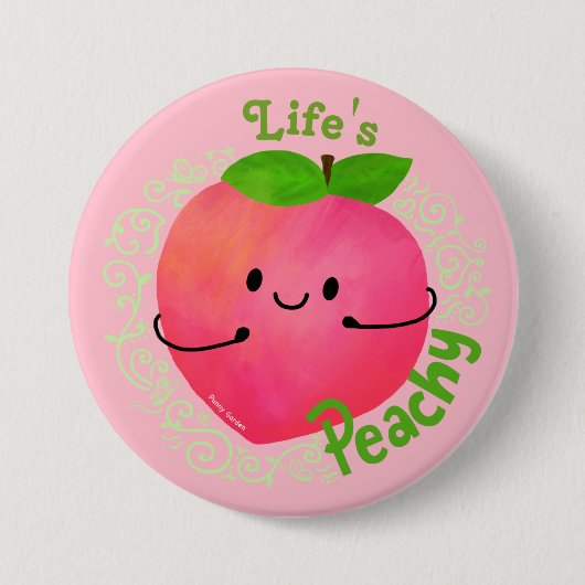 Badge Rond 7,6 Cm Un jeu de pêche positif - un jeu de pêche (Devant)