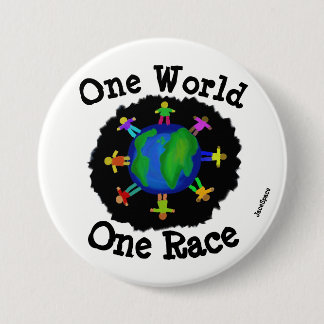 Badge Rond 7,6 Cm Un monde, une course