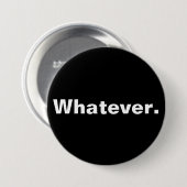 Badge Rond 7,6 Cm Un mot de minimalisme (Devant & derrière)