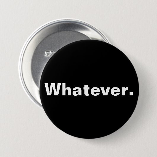 Badge Rond 7,6 Cm Un mot de minimalisme (Devant & derrière)