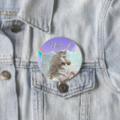 Badge Rond 7,6 Cm Unicorn Day, belle licorne (En situation)