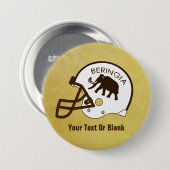 Badge Rond 7,6 Cm Université de Beringia (Devant & derrière)