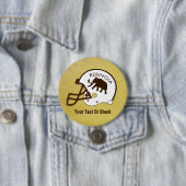 Badge Rond 7,6 Cm Université de Beringia (En situation)