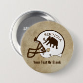 Badge Rond 7,6 Cm Université de Beringia (Devant & derrière)