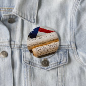 Badge Rond 7,6 Cm US Founding Documents (En situation)