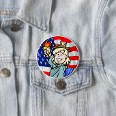 BADGE ROND 7,6 CM USA (En situation)