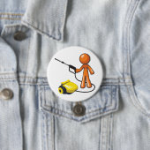 Badge Rond 7,6 Cm Utilisation D'Une Lave-Pression (En situation)